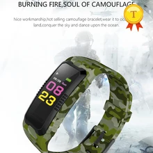 Цветной умный Браслет фитнес-трекер монитор сердечного ритма Счетчик шагов камера контроль браслет Поддержка Facebook, Twitter push