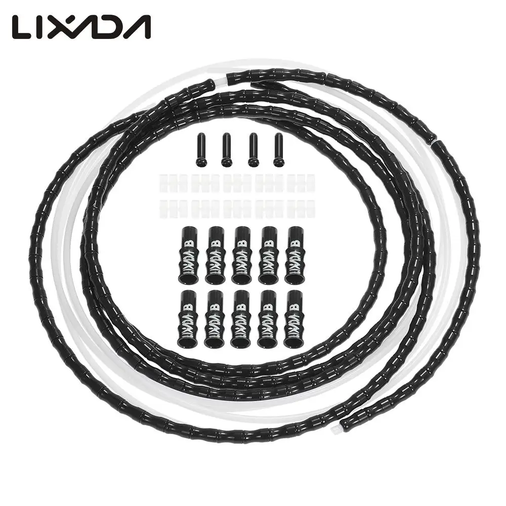 

Lixada Bicycle Derailleur Cable Shifter CNC Cycling MTB Road Bike Shifting Cable Line Wire Hose Set Bicycle Parts Accessories