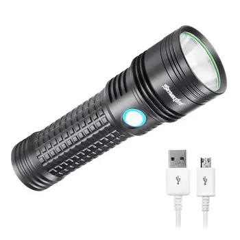 

Skywolfeye Chargeable Mini Flashlight 8000 Lumens 5-Mode Torch Outdoor Chargeable Zoomble Endurable Handy Torch Outdoor