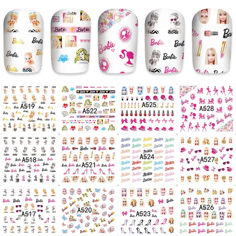 

12 sheets toy doll design Nail Art Water Transfer decals NAIL STICKER SLIDER TATTOO Nail Accessories beauty tools A51-7528