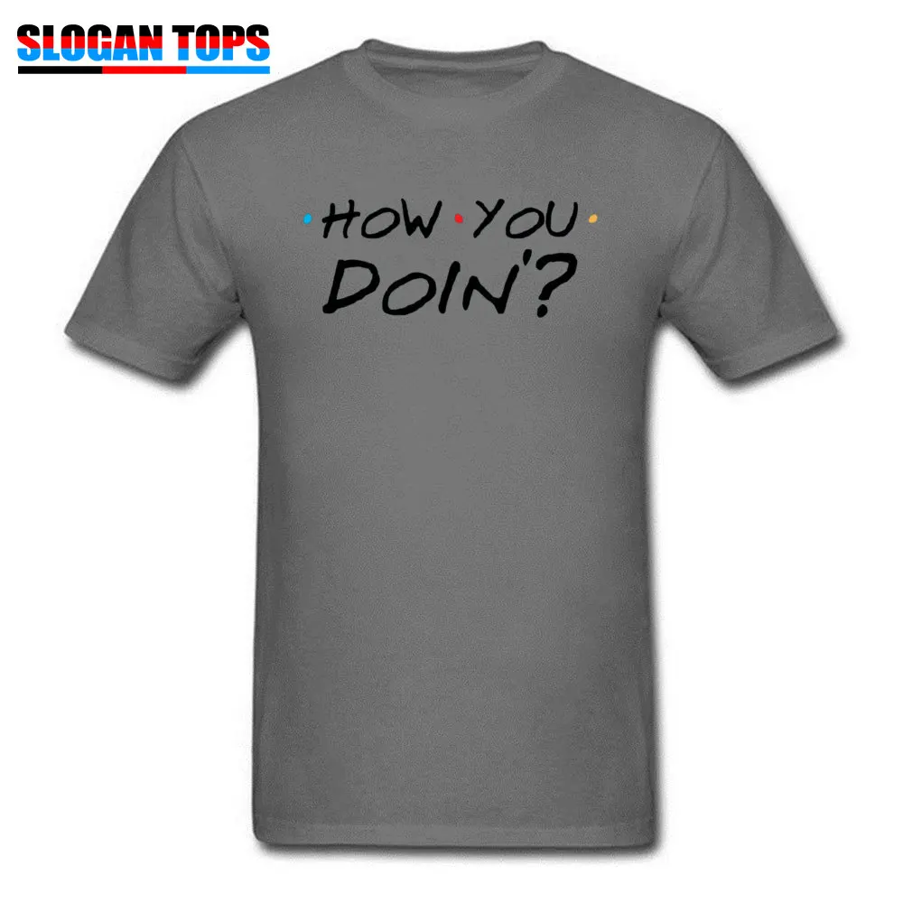 Men Coupons Printed Tops T Shirt Round Neck Summer/Fall All Cotton Tshirts Camisa Short Sleeve How You Doin 6813 Tshirts How You Doin 6813 carbon