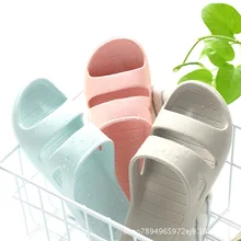 ; домашние тапочки на мягкой подошве для пар; нескользящие Тапочки для ванной; женские летние домашние сандалии и тапочки