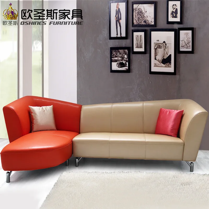 New model l shaped modern italy genuine real leather sectional latest corner furniture living room sex sofa set 658