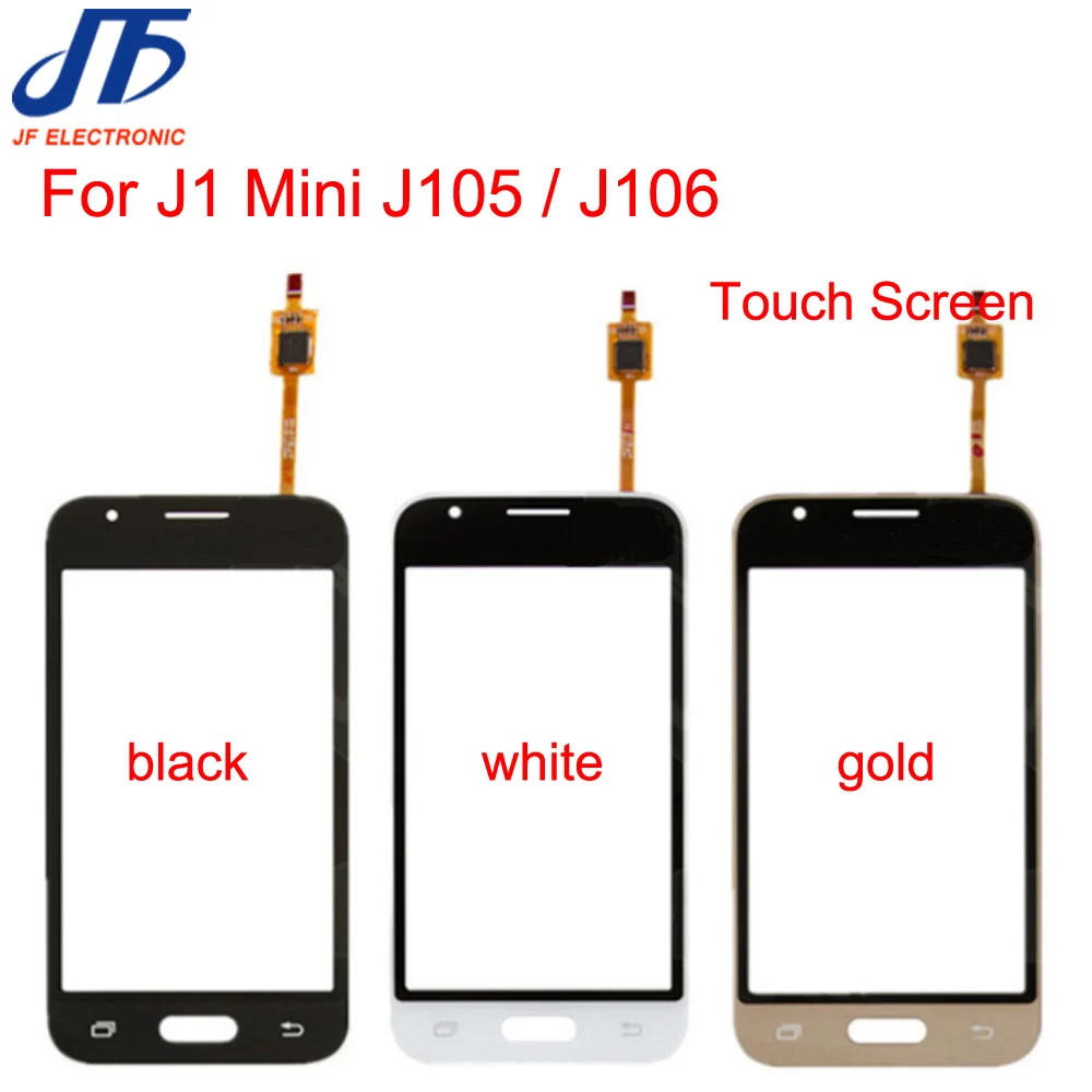 

High Quality 4.0" For Samsung Galaxy J1 Mini J105 SM-J105F / J106 Touch Screen Digitizer Front Glass Lens 10pcs/lot