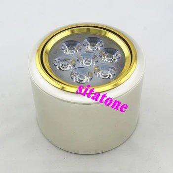 

6pcs DHL fedex china post Free shipping sale dimmable 7W led downlight 2 year warranty