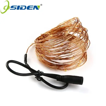 

OSIDEN 5M 10M 33Ft DC Strings Light Led Christmas Lights Outdoor Waterproof DC12V Christmas Fairy strip Lights Cooper Wire Strip