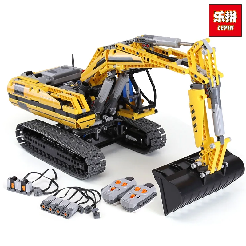 

Yeshin Lepin 20007 Technic MOTORIZED EXCAVATOR Building Blocks Electric Motors Power Functions Bricks Compatible legoinglys 8043
