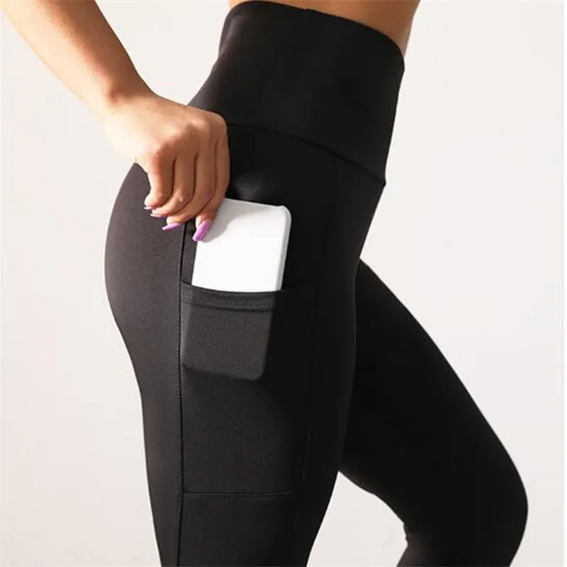 Solid Push Up Fitness Leggings Women High Waist Workout
