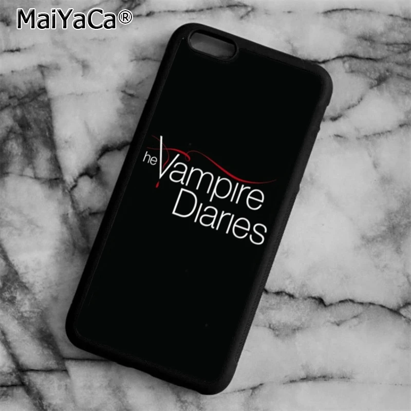 Чехол для телефона MaiYaCa с надписью Дневники вампира iPhone 5 6 6s 7 8 plus 11 pro X XR XS max Samsung S7