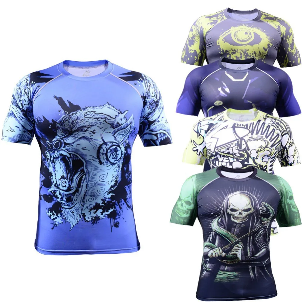 2016 mens short sleeve football jerseys all over printing spandex