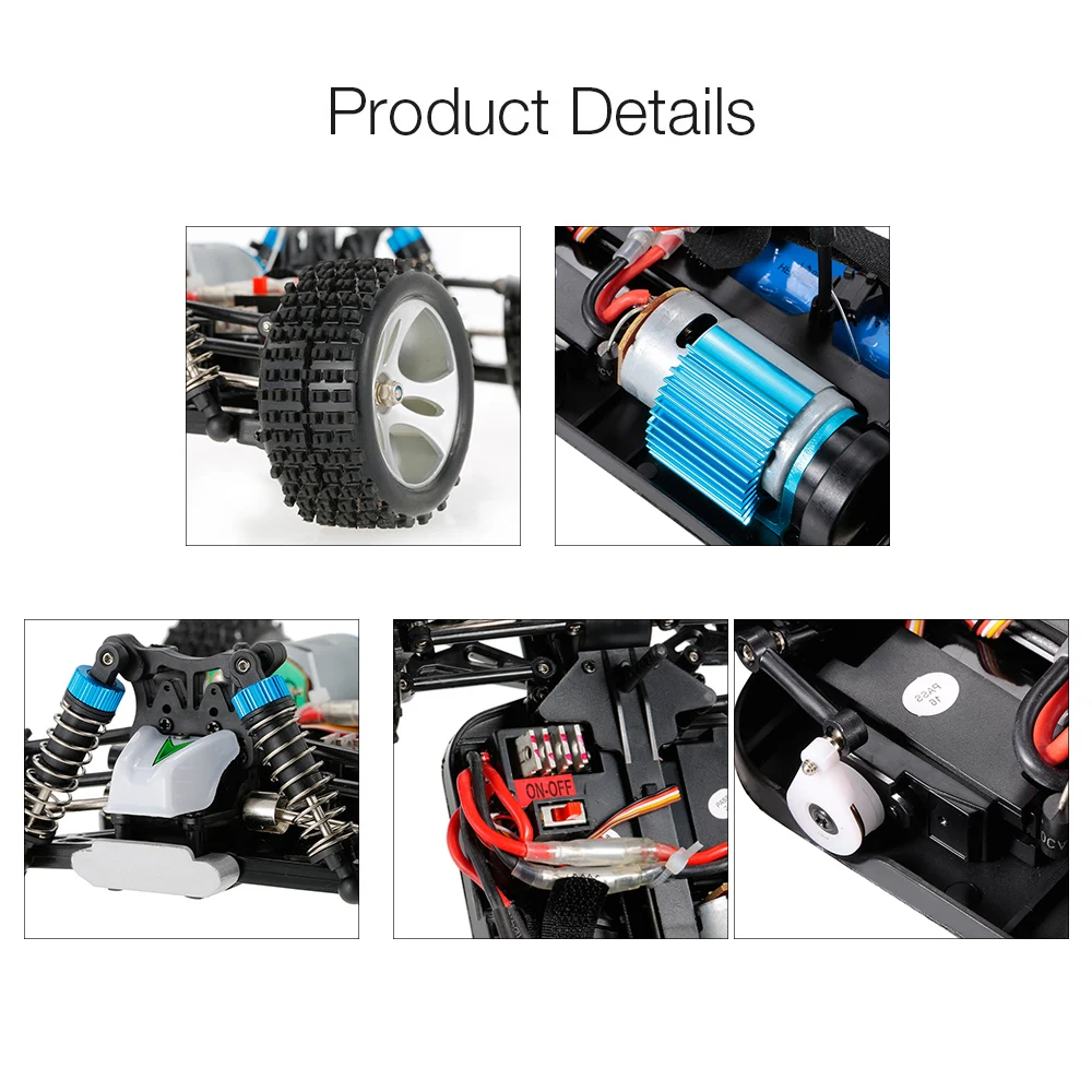 Wltoys A959-A A959-B RC Car 118 Scale 2.4G 4WD Electric RTR Off-road Buggy RC Car SUV Toys Radio Remote Control RC Toy Gift (13)