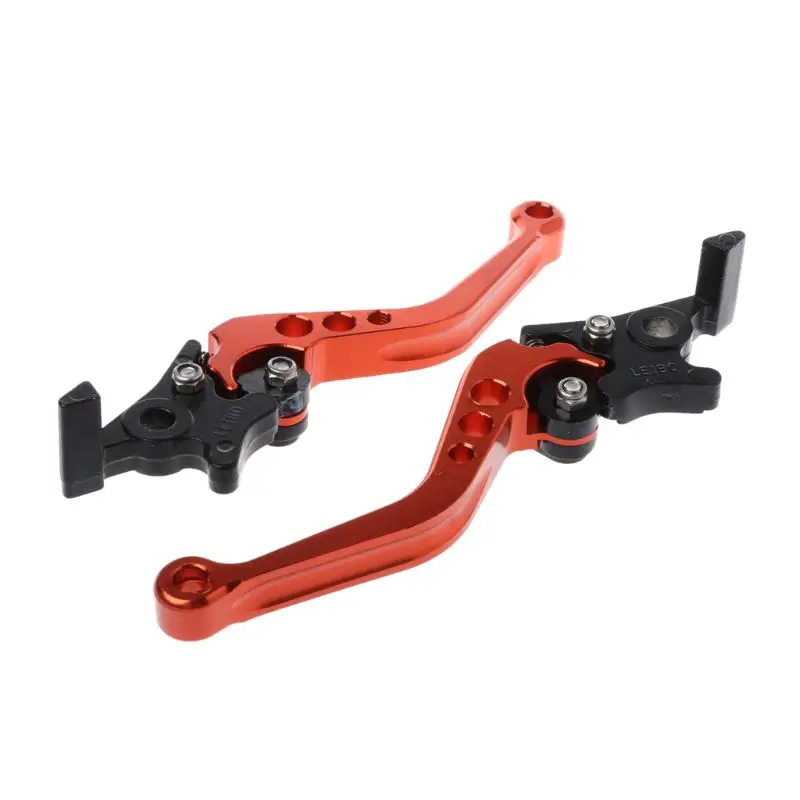 Universal 1 par ajustable motocicleta CNC freno palancas modificación para Yamaha Honda frenos de motocicleta Accesorios Universal 1 par ajustable motocicleta CNC freno palancas modificación para Yamaha Honda frenos de motocicleta Accesorios