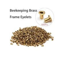 1000 шт.! Улей гнездо коробка резьбовое отверстие латунная пряжка гнездо основа медный глаз улей для пчеловодства оборудования мед