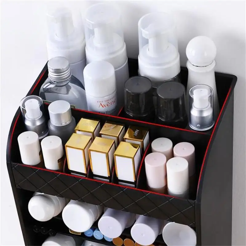 Plastic Jewelry Cosmetic Storage Box Small Drawer Organizer Box Multi-functional Desk Sundries Make
