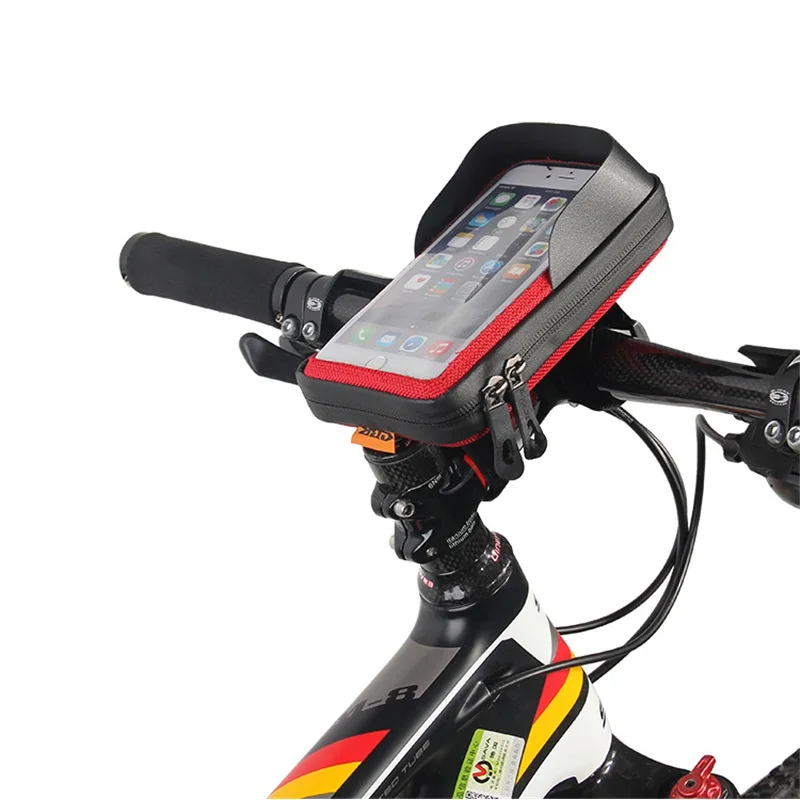 

Bike Bag Touch Screen Mountain Road Rainproof Pannier Mobile Phone Case Top Front for 6.0 Storage Bags Cycling Accessories