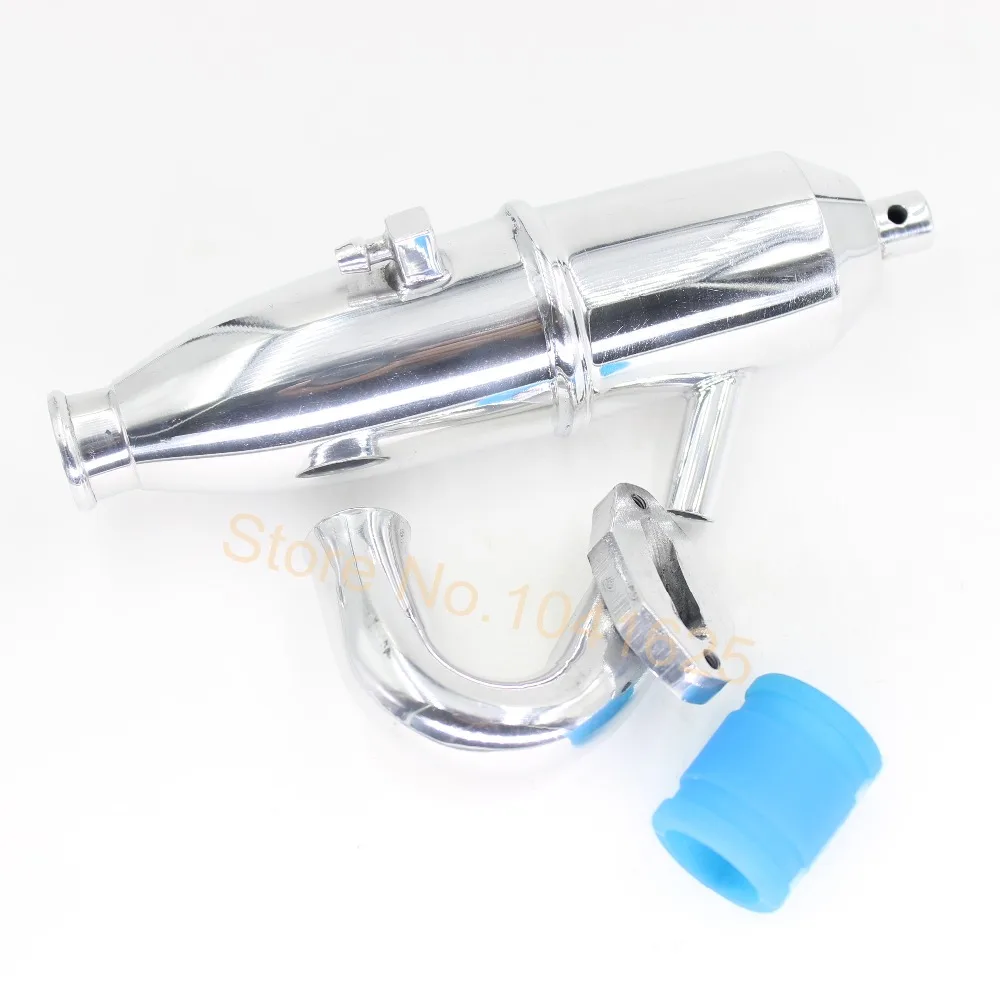 1 Set HSP Aluminum Exhaust Pipe 102009 (02124 ) Car Upgrade Parts Accessories 1/10 Upgrades