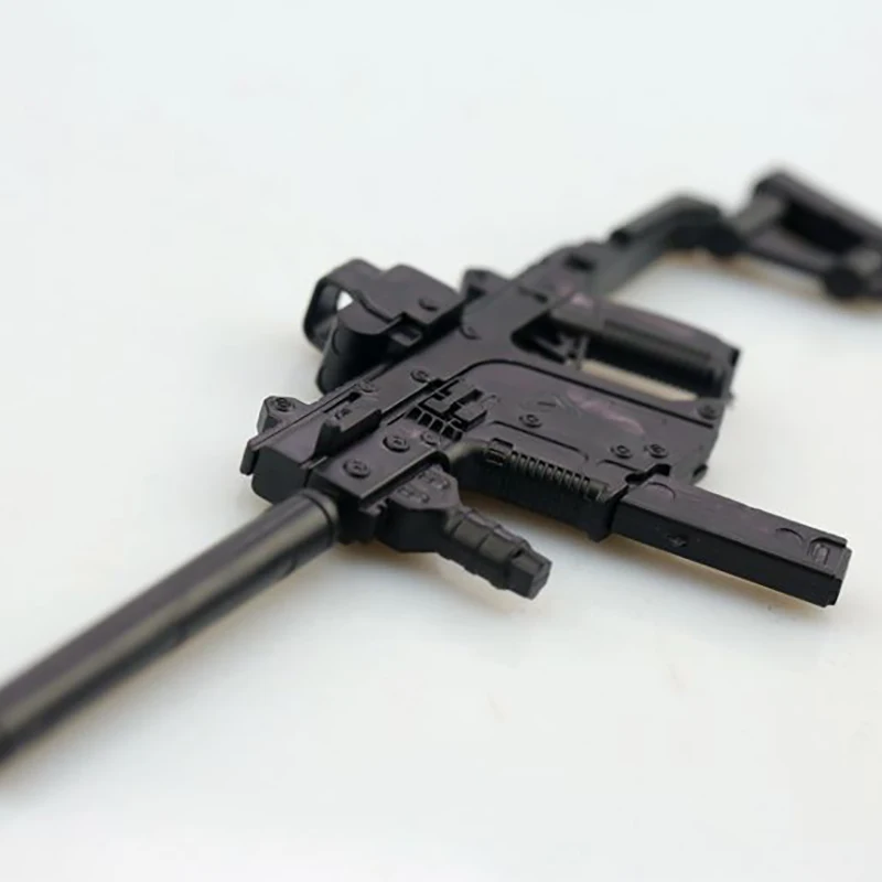 1//6 Scale 4D Assembled Submachine Gun Model KRISS Vector Weapon Kid Toy Gift