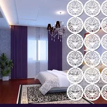 5 мм круглый висячий складной экран WPC Биомбо щит для комнат оконные рамы перегородка занавес Biombos separadores de habitacion