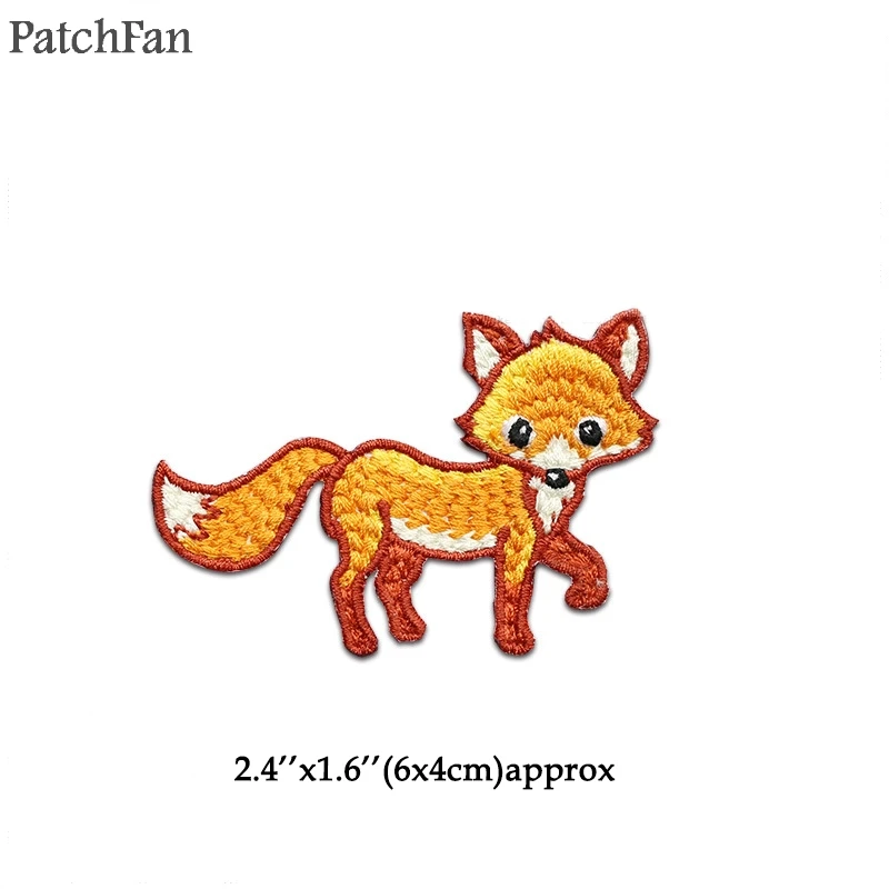 Patchfan Маленький принц лиса аппликация нашивки Животные наклейки diy Швейные Джерси одежда para куртка значки железа на t-shir A0858