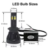 YHKOMS – phare de voiture D1 D2 D3 D4, ampoule LED 80W 9600LM Canbus, lampe Automobile, lumière blanche 12V 24V 6500K ► Photo 3/6