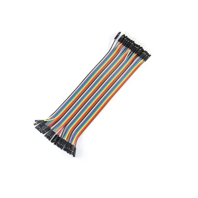 

40pcs 20cm Male to Female Color Breadboard Cable Jump Wire Jumper For Rc Models
