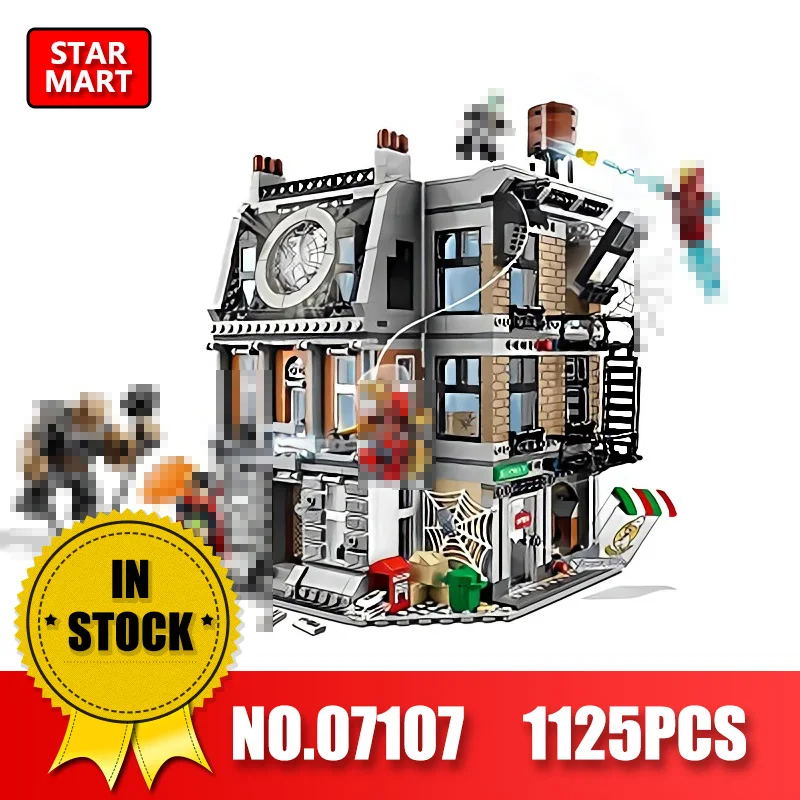 

LEPIN 07107 New Super Hero Series Sanctum Sanctorum Showdown Set Building Blocks Bricks legoINge 76108 infinity war Toys Kids