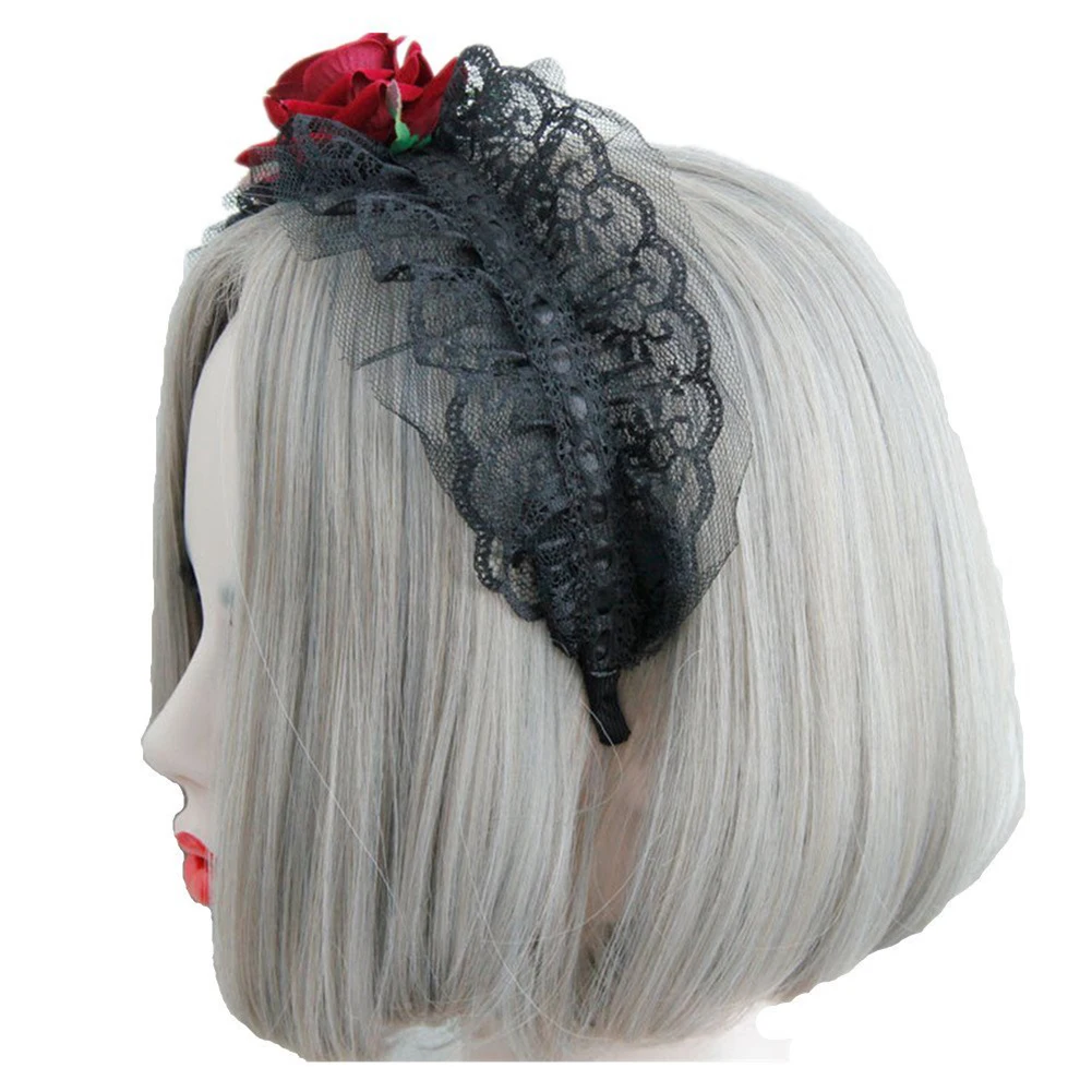 gothic style servant girl jewelry red rose headband hair band festival christmas decorations redrose in hair accessories from womens clothing - Gothic Christmas Decorations gothic style servant girl jewelry red rose headband hair band festival christmas decorations redrose in hair accessories from womens clothing - Gothic Christmas Decorations