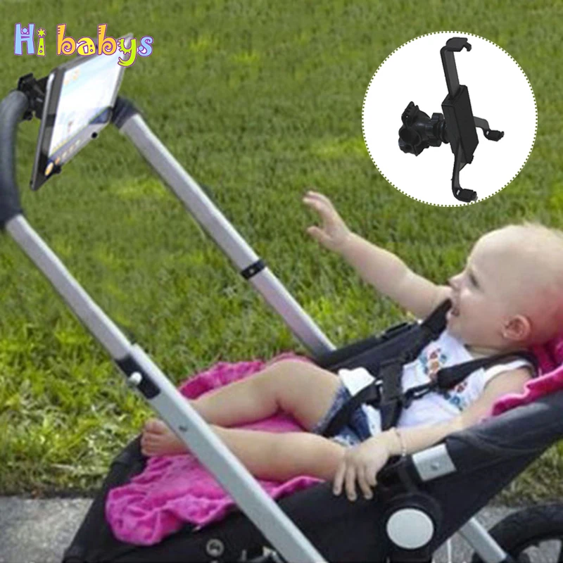 Baby Stroller Cart Tablet Stand Ipad Holder Rack Mount Bracket Adjustable Wheelchair Bike Swivel Accessories | Мать и ребенок