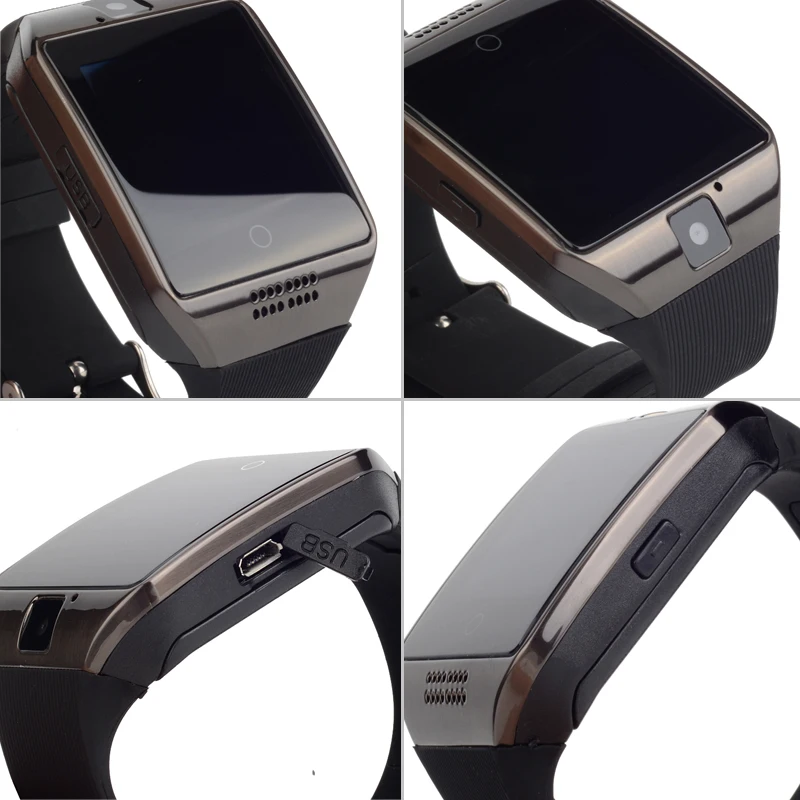 Pinwei Bluetooth Smart часы Q18 шагомер спортивные анти потерял с Сенсорный экран Камера TF