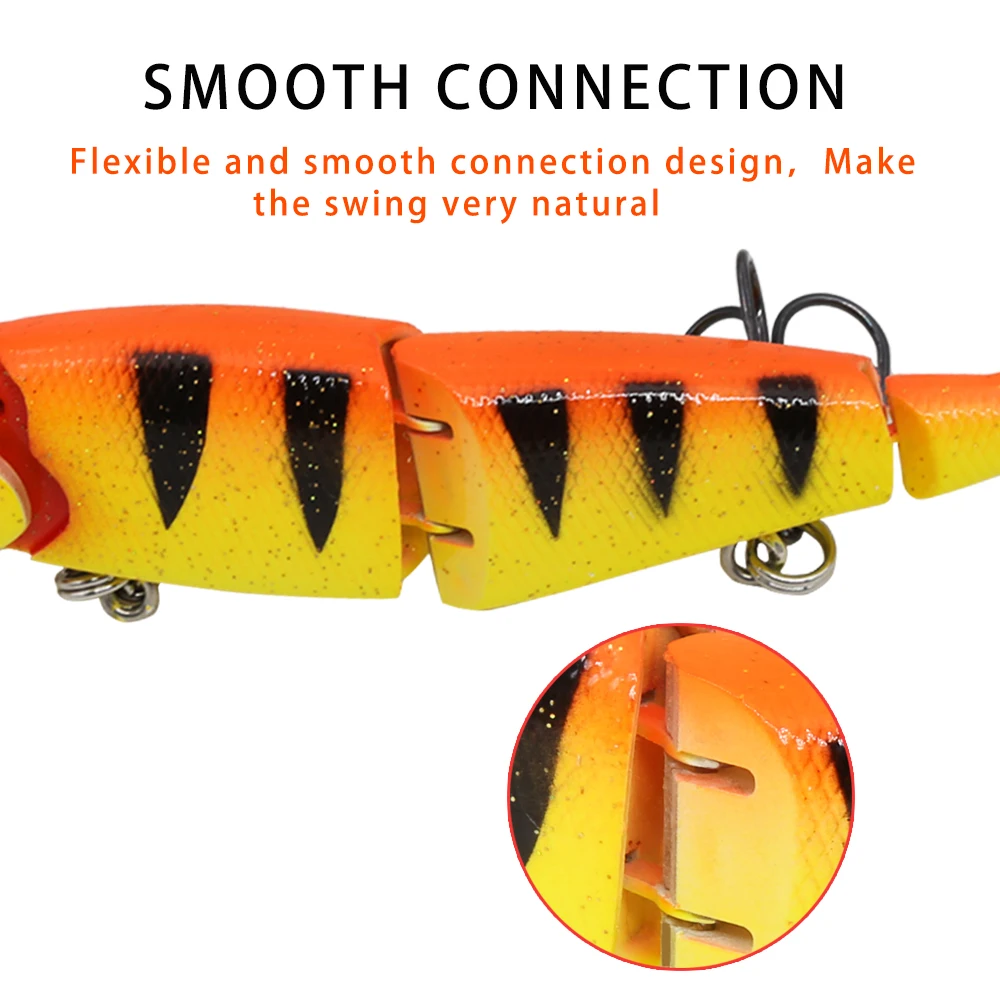 4 игровые жесткие приманки swimbaits секции жесткая приманка для рыбалки 120 мм 19 г