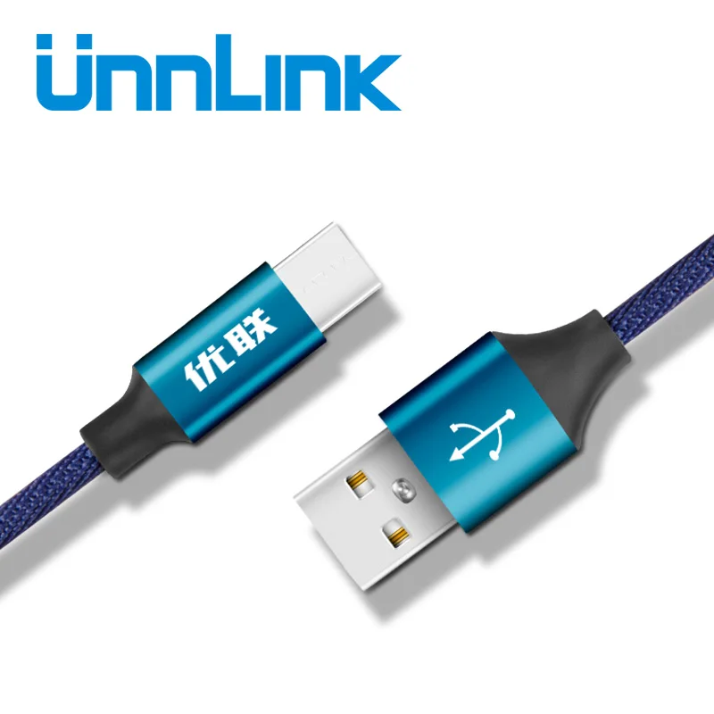 Кабель Unnlink USB C 3 1 Type 2.4A для быстрой зарядки и передачи данных P20 Mate20 Galaxy S8 S9 Mi8 Redmi