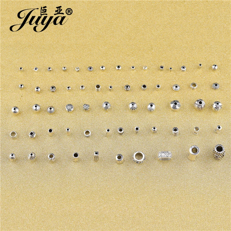 

Multiple Styles Alloy Hollow Beads Ancient Silver Charm Decoration Beads for Beadwork Beading Jewelry DIY Making Accessories