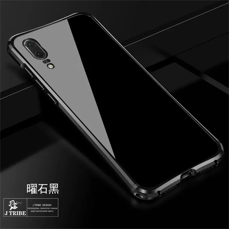 Ударопрочный телефон чехлы для huawei P20 чехол металлическая рама+ Поликарбонат задняя крышка для huawei P20 Pro Чехол антидетонационный защитный