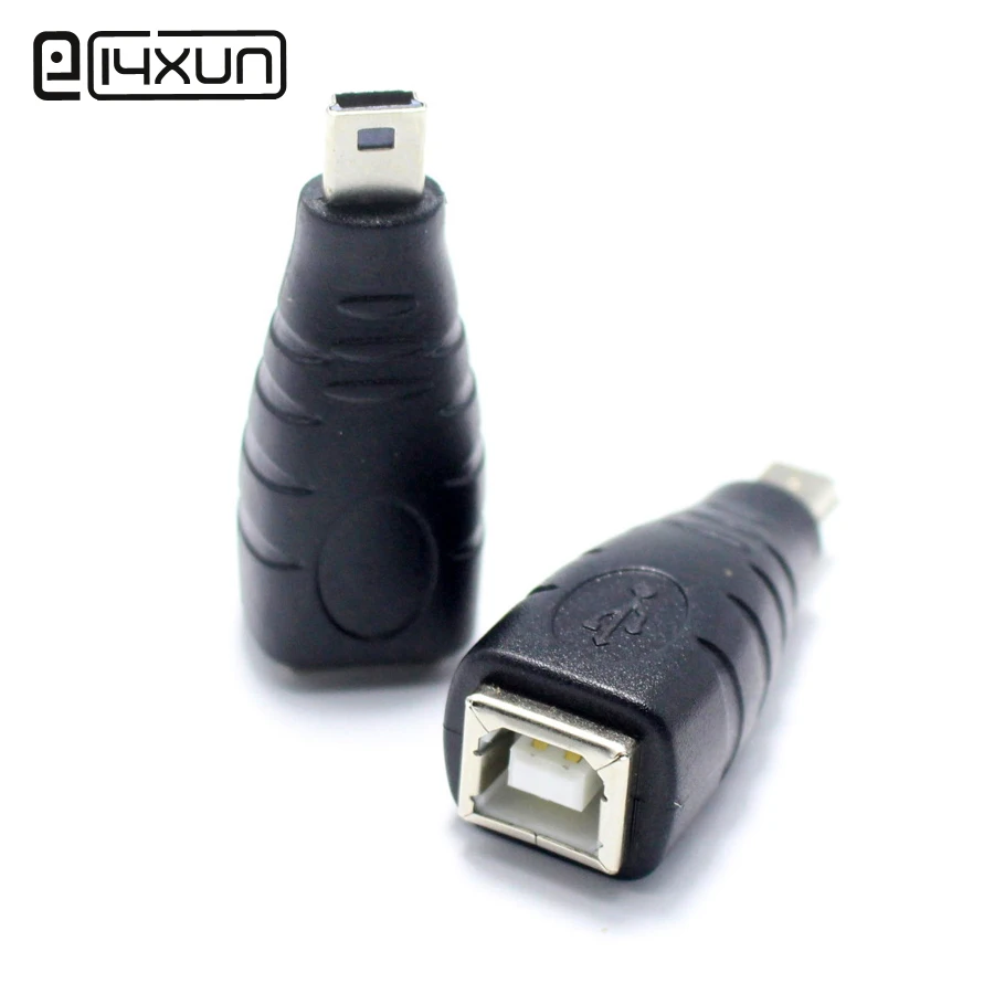 1 шт. мини USB штекер для принтера Тип B гнездо питания коннектор адаптер телефона