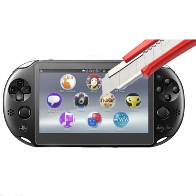 Szkło hartowane przód + z przejrzystym tyłem zabezpieczenie ekranu folia ochronna dla Sony PlayStation Psvita PS Vita PSV 2000 Slim 2 Szkło hartowane przód + z przejrzystym tyłem zabezpieczenie ekranu folia ochronna dla Sony PlayStation Psvita PS Vita PSV 2000 Slim 2