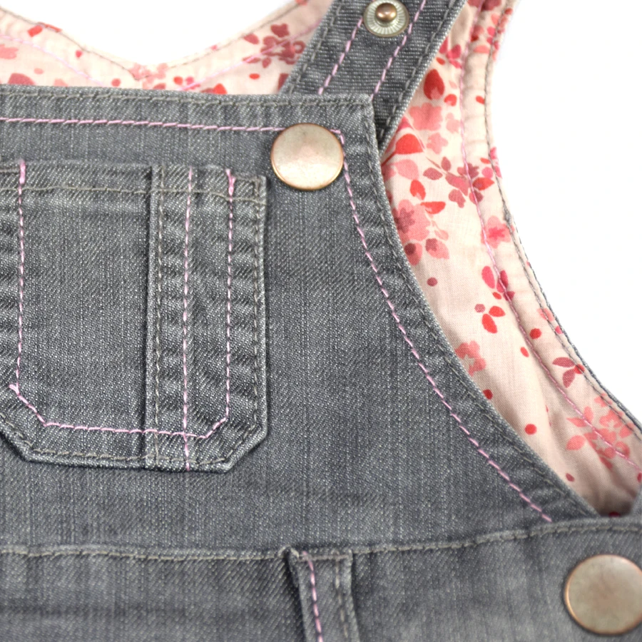 3 Baby Girls Jeans Dresses Denim Jumpsuits Suspender Mini Sundresses Newborn Baby Overalls Bebe Straps A-line Children Clothing