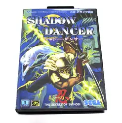 Для megadrive бытие системы 16 бит Sega MD игра картридж с розничной коробке-тени Dancer (JP)