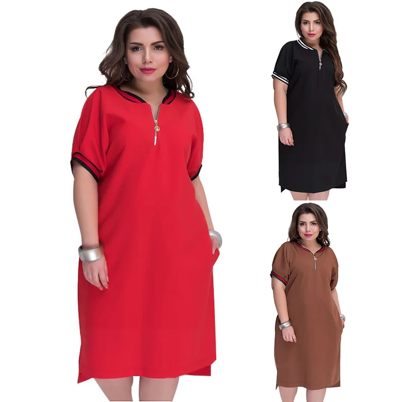 Günstig Neue L 6XL 2019 Winter Herbst Kleid Große Größe Mode Lässig Sexy Kleid Eleganz Frauen Kleid Plus Größe Frauen Kleidung Vestidos