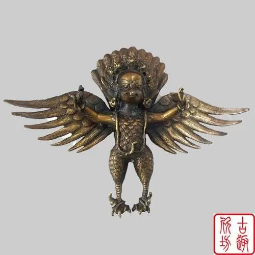

Rare China exquisite Tibet Unique bird statue (A0314)