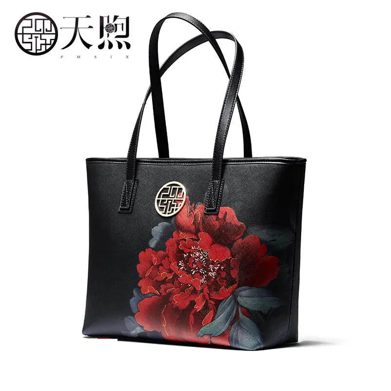 

Pmsix luxury fashion high-grade leather female shoulder Messenger bag 2018 new brand-name products 100% high-quality female famo