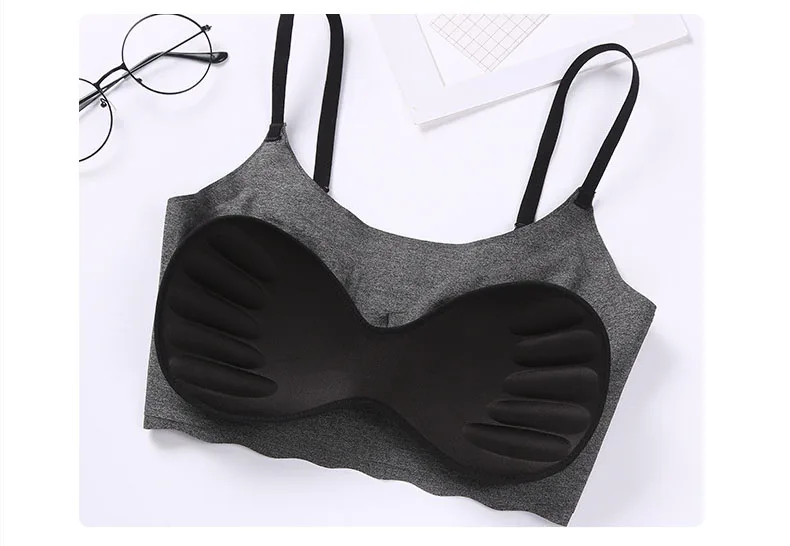 Queenral 2pcslot Seamless Bras For Women Underwear Lingerie Wireless BH Comfortable Soft Bralette Solid Color Brassiere  88