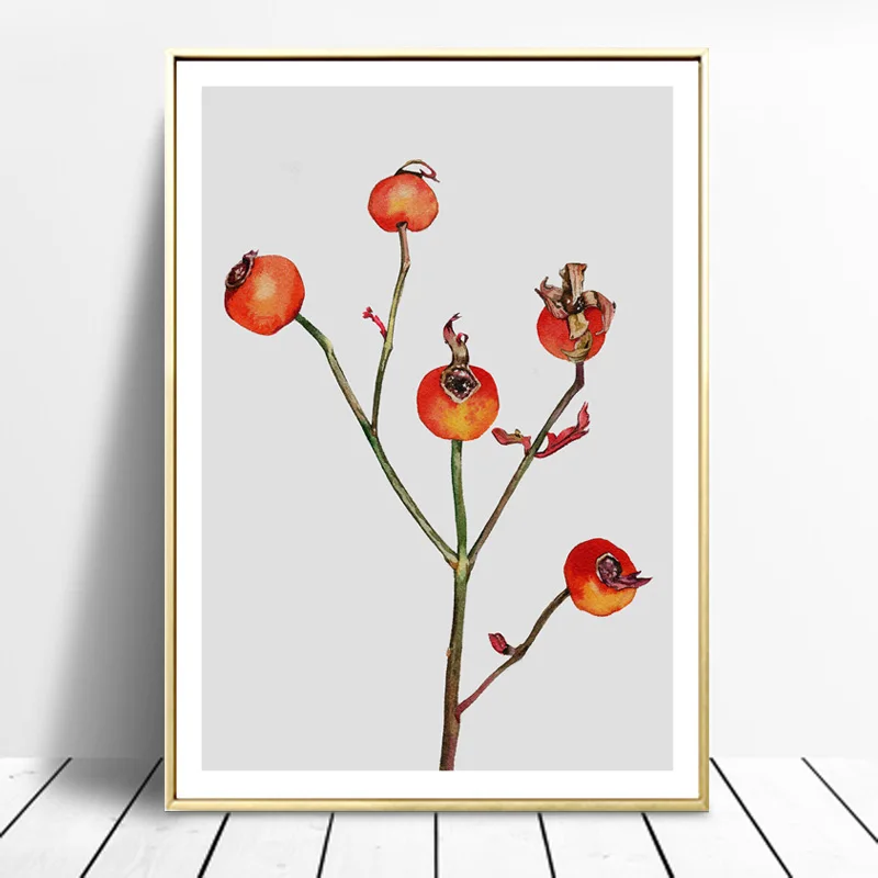 Nordic Art Posters and Prints Flower Wall Art Canvas Painting Pictures For Living Room Still Life Quotes Home Decor