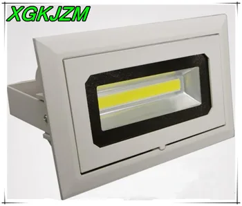 

Hot sale!New LED rectangular floodlight bank mall clothing store exhibition hall 30W COB ceiling light background wall lighting