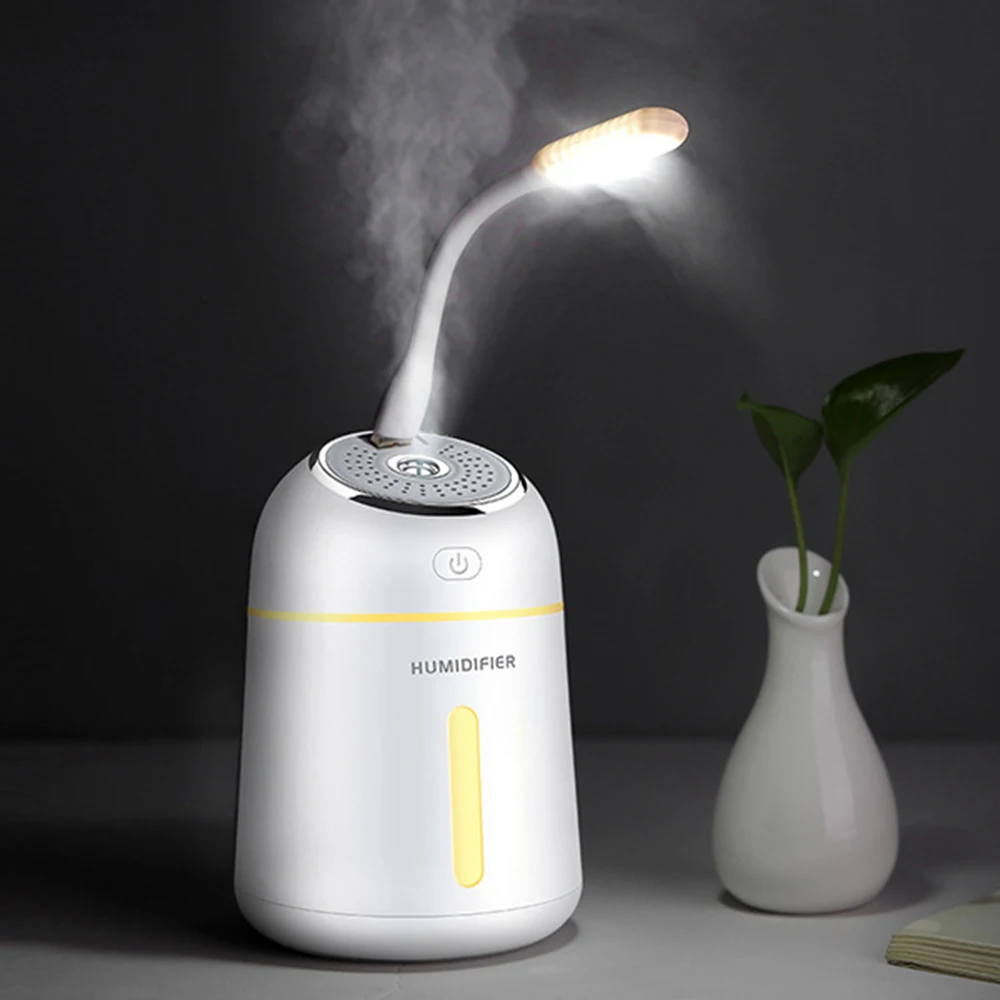

Mini Air Humidifiers Aromatherapy aroma oil diffuser Ultrasonic Humidifier Diffuser USB mist maker with LED light fan