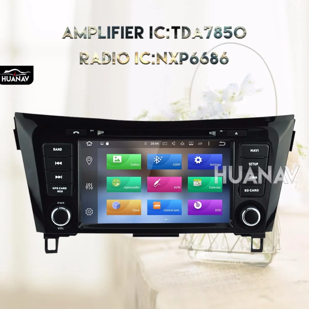 Discount In dash Car DVD multimedia player GPS navigation for Nissan X-TRAIL Qashqai Dualis Rogue 2013-2017 Android 8.0 auto stereo 4