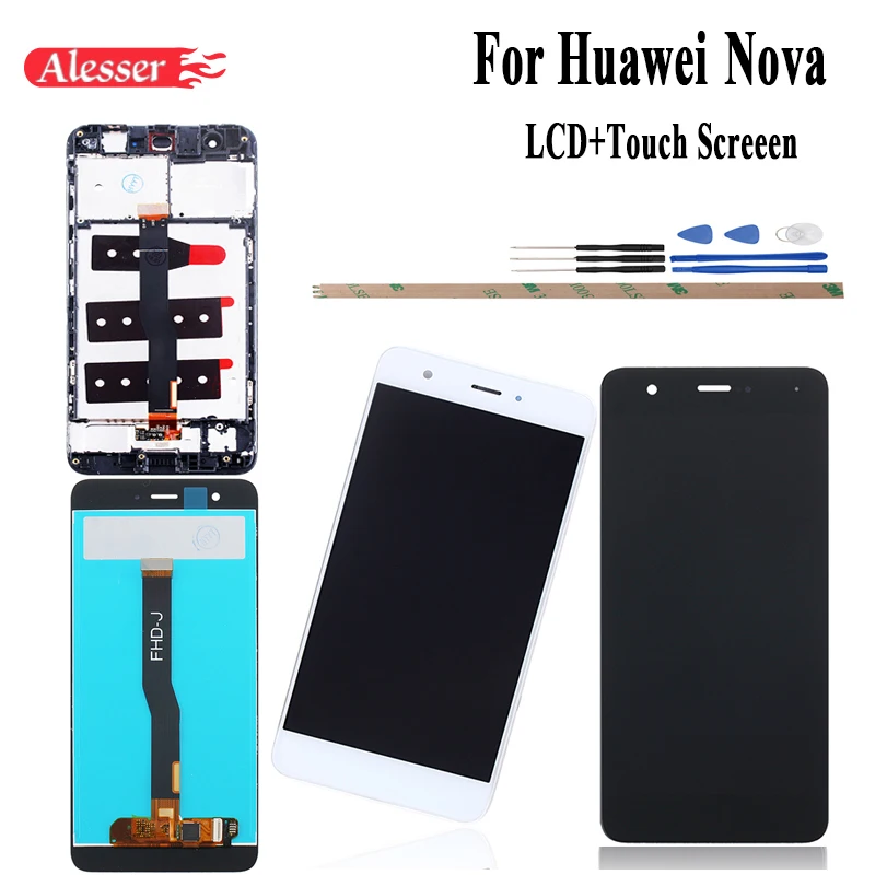 

Alesser For Huawei Nova LCD Display and Touch Screen For Huawei Nova CAN-L01 L11 L02 L12 L03 L13 LCD Assembly Repair Parts 5.0''