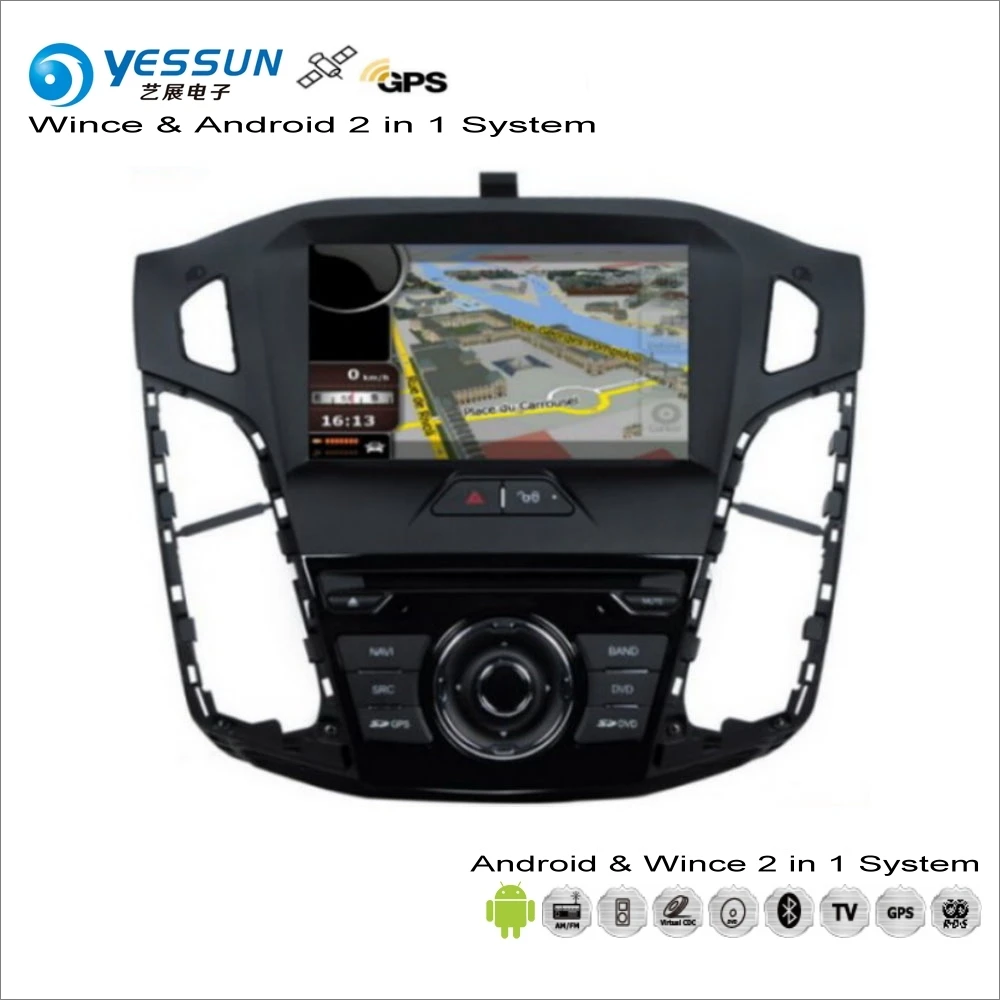 

YESSUN For Ford For Focus 2012~2014 Car Android Multimedia Radio CD DVD Player GPS Nav Navi Map Navigation Audio Video Stereo