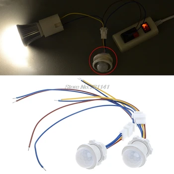 

2 x 25mm LED PIR Detector Infrared Motion Sensor Switch With Time Delay Adjustable Dropship