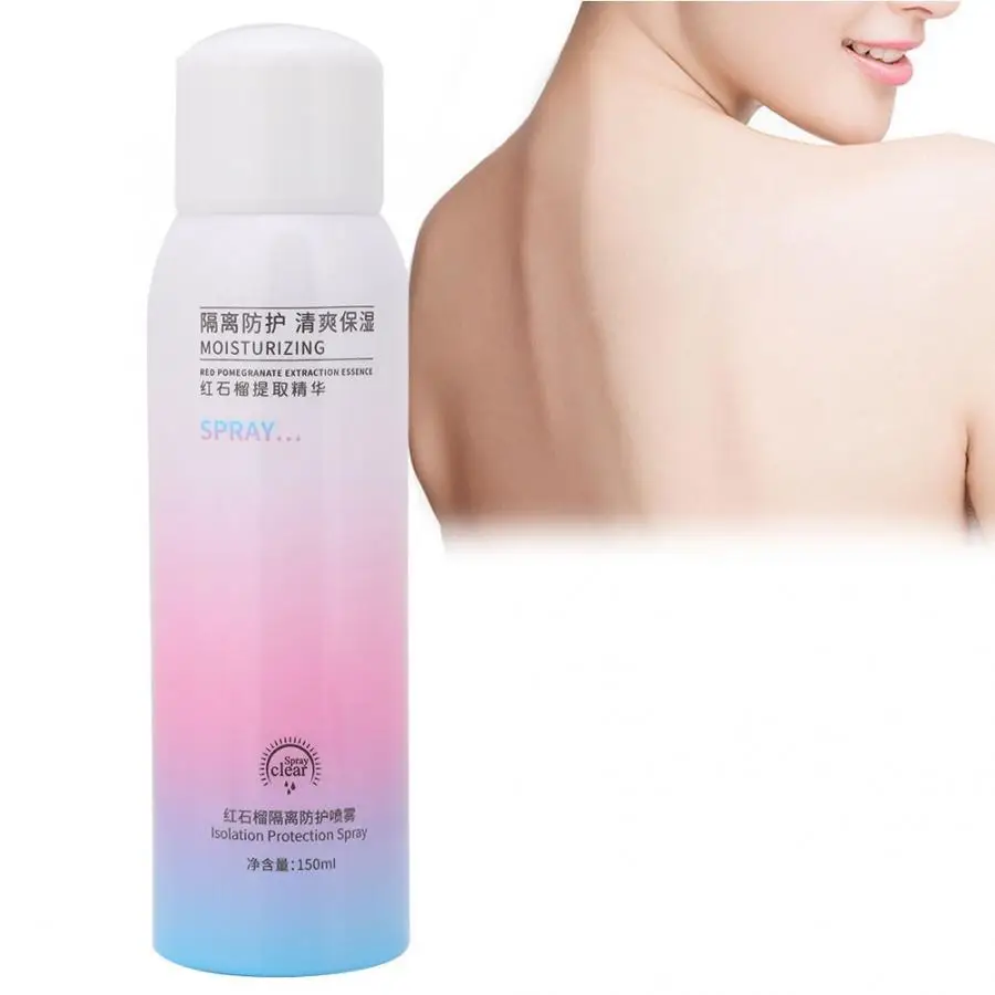 

Sun Protection Spray 150ML Red Pomegranate Protective Sunscreen Spray Waterproof Moisturizing Isolation Spray Facial Sunscreen