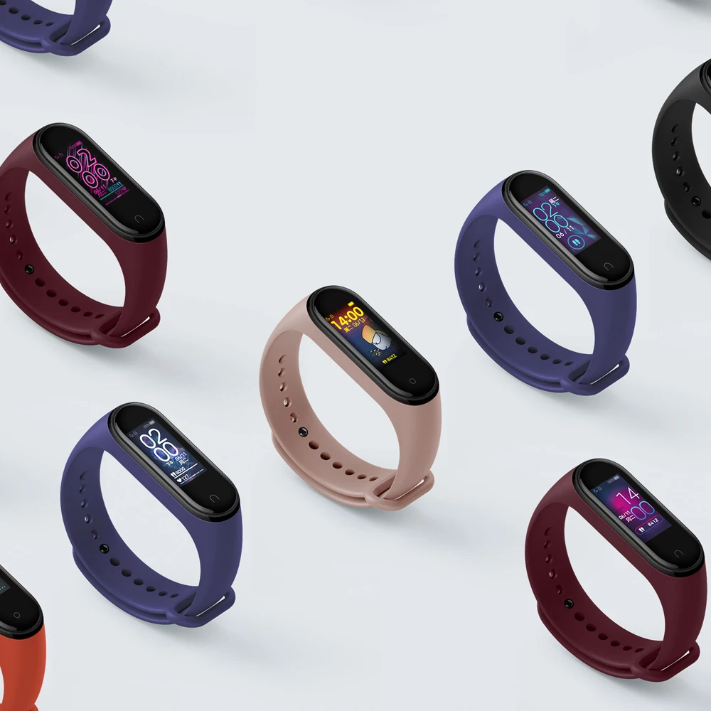 Xiaomi mi Band 4 mi band 4 Bluetooth 5,0 фитнес-браслет AMOLED цветной сенсорный экран Музыка AI пульс